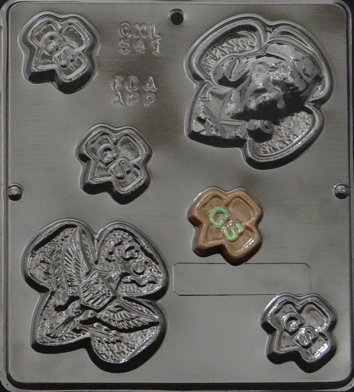Girl Scout Pieces Chocolate Candy Mold 541 NEW gallery