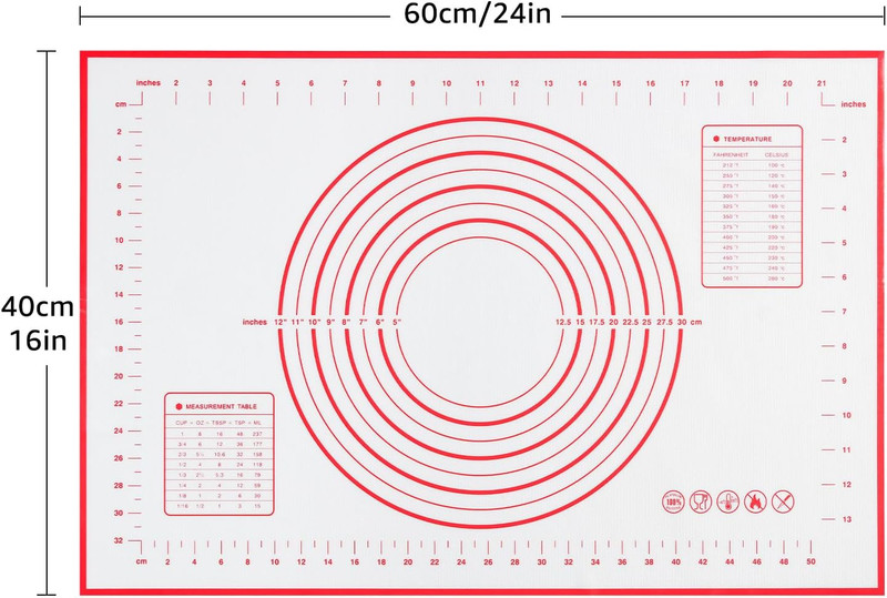 Stainless Steel Biscuit Cutter Set, Silicone Mat, Pastry Scraper and Dough Blend gallery