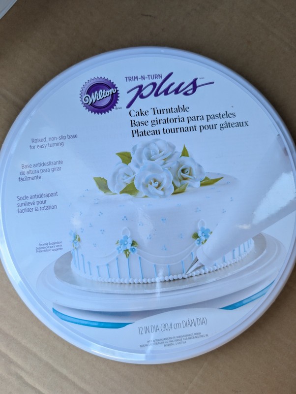 Wilton Trim-N-Turn Plus 12″ Cake Turntable Decorating Stand New Other Unused