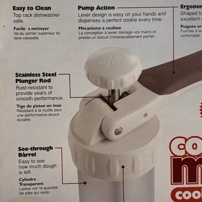 Vintage Wilton Cookie Max Cookie Press 2104-4003 New Open Box gallery