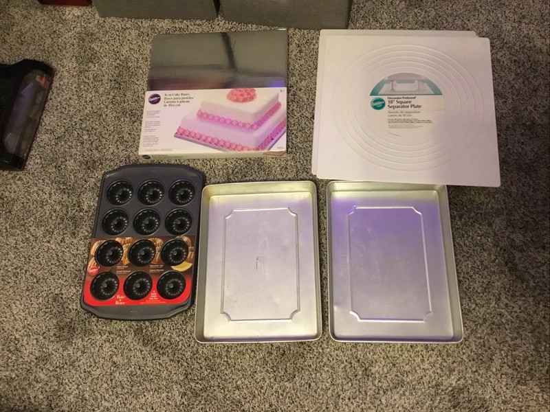 Wilton HUGE LOT BOARDS, BOXES, STANDS, AND MUCH MORE!!!L@@K!!!