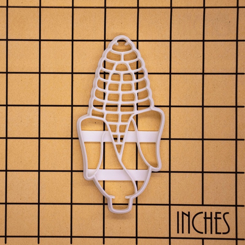 Corn Cob Cookie Cutter - Thanksgiving, Harvest Festival, summer picnic sweetcorn gallery
