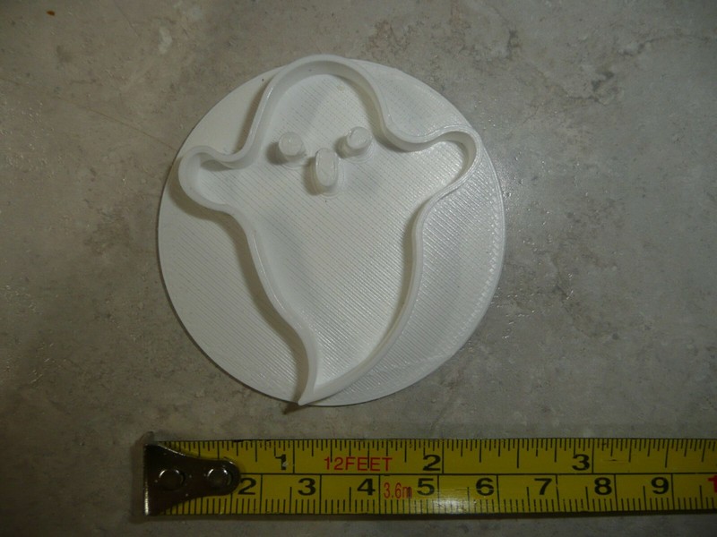 GHOST CUTE CHUBBY HALLOWEEN CHARACTER COOKIE STAMP EMBOSSER USA PR4284 gallery