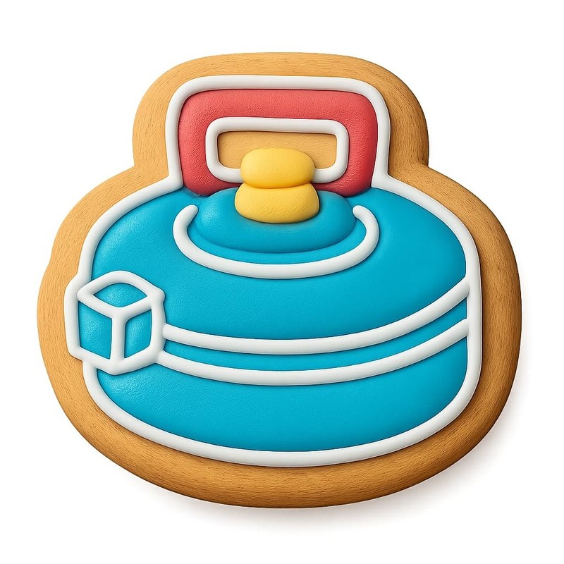 Vintage Land Mine Cookie Cutter & Stamp, Fondant & Clay Cutter - 4x3.8" gallery