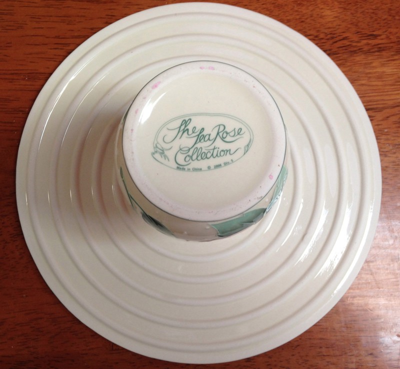 The Tea Rose Collection Cake Plate NEW gallery