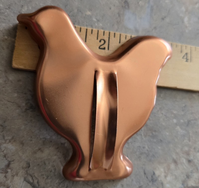 Copper Aluminum Cookie Cutters Kitchen Dining Baking Set of 3 Farmhouse Cottage gallery
