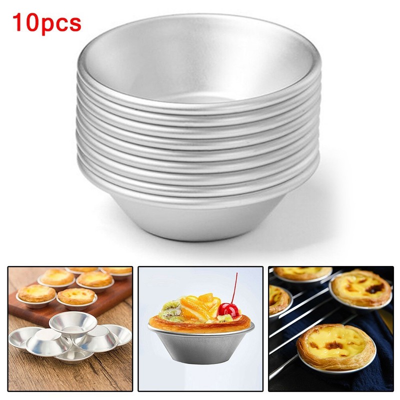 For Egg Tart For Mold Hot Baking Tools Cupcake Cake Cookie Pudding Aluminum gallery