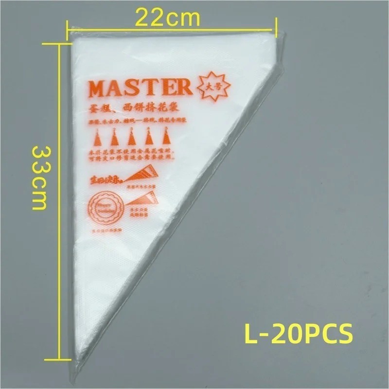 100 Disposable Pastry Piping Bags Icing Decorating Bags for Cake Cupcake Cookies gallery