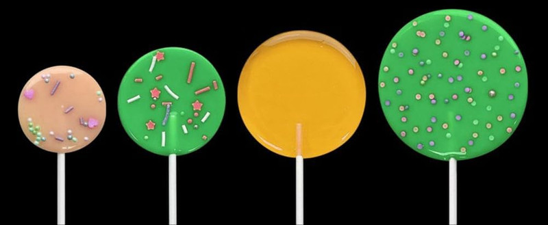 2pcs/lot Round Shape Silicone Lollipop Mold DIY Chocolate Cheese Stick Baking Mo gallery