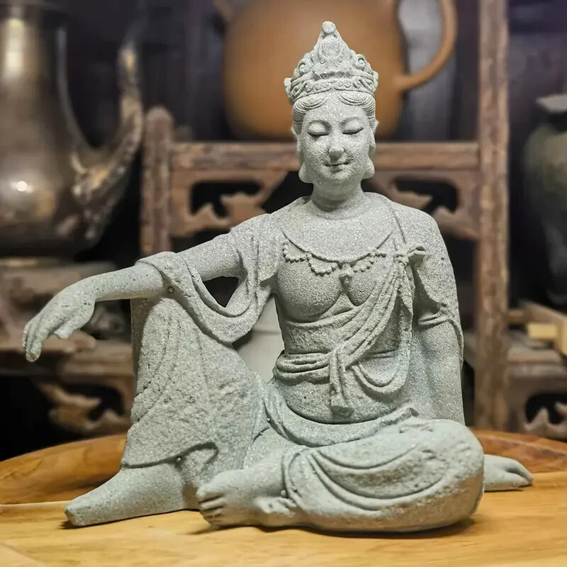 Buddha & Avalokiteshvara Statues Resin, plaster, soap, candle silicone mold 9-9