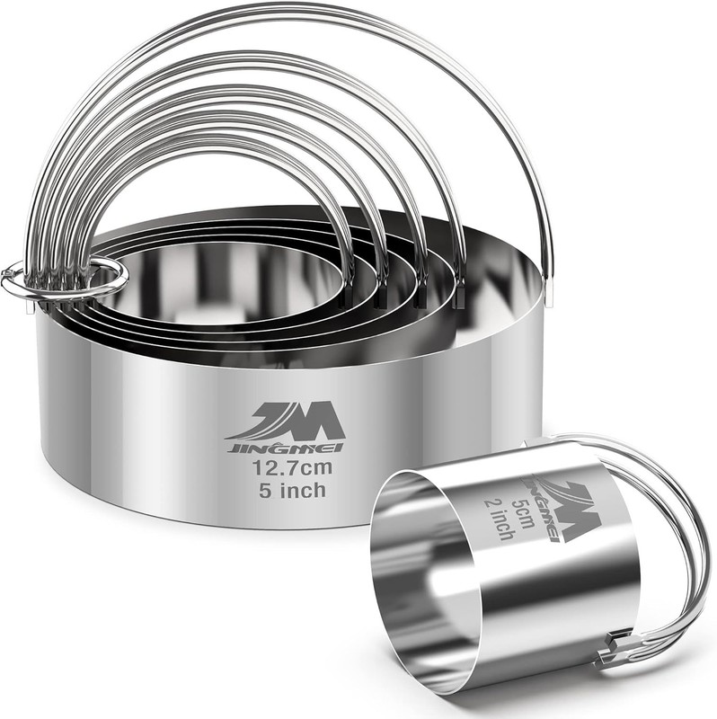Professional Round Biscuit Cutter Set 6pcs gallery