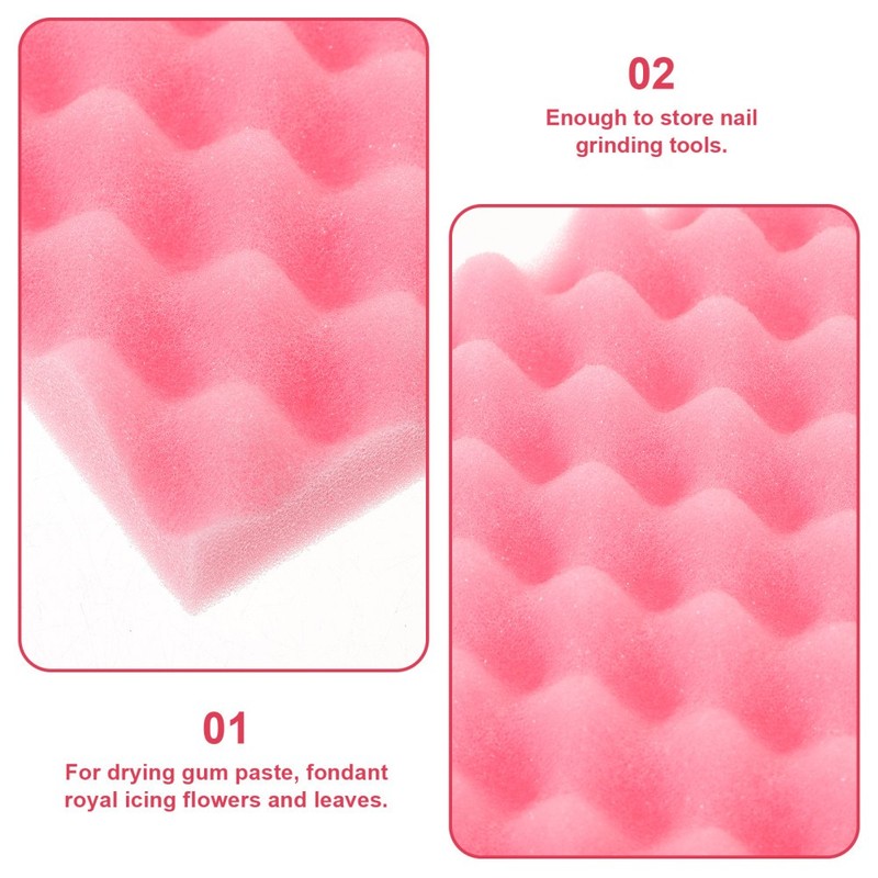 2 PCS Sugar Paste Flower Former Fondant Icing Tools Decorating Sponges gallery