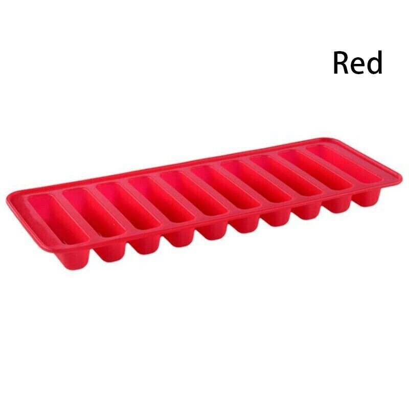 DIY Ice Cube maker Mould Long Strip Shape Silicone Shape Trays Grids Mould Chic gallery