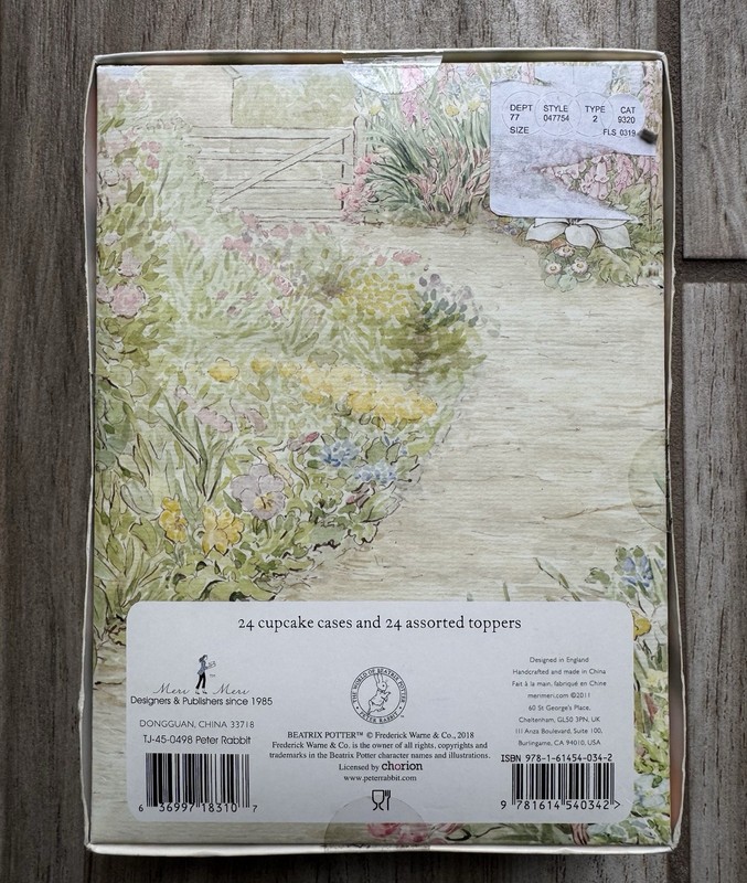 The Original Peter Rabbit by Beatrix Potter Easter Cupcake Kit 24 Count gallery