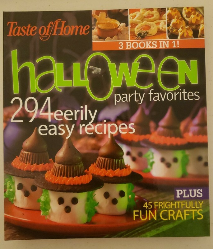 TASTE OF HOME HALLOWEEN Party Favorites Cookbook & Crafts Hardcover 3 Books In 1