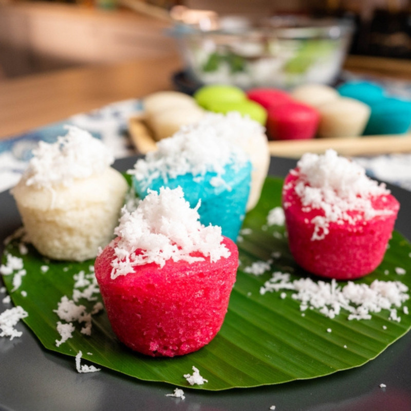 5cm Puto Mold Steamed Rice, Kutsinta, Pichi, Asian Banh Bong Dessert 36 pcs gallery