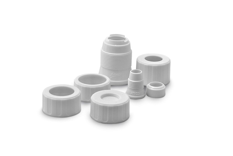 Icing and Piping Tips, 40717 Decorating Bag & Universal Coupler Set, White gallery