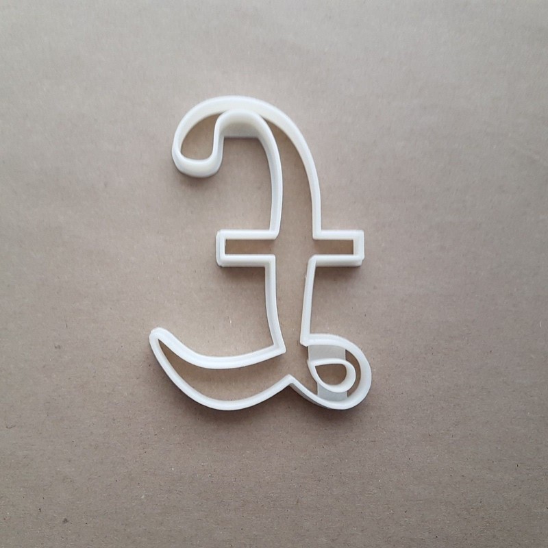 Pound GBP Currency Symbol Shape Cookie Cutter Dough Biscuit Pastry Fondant Sharp gallery