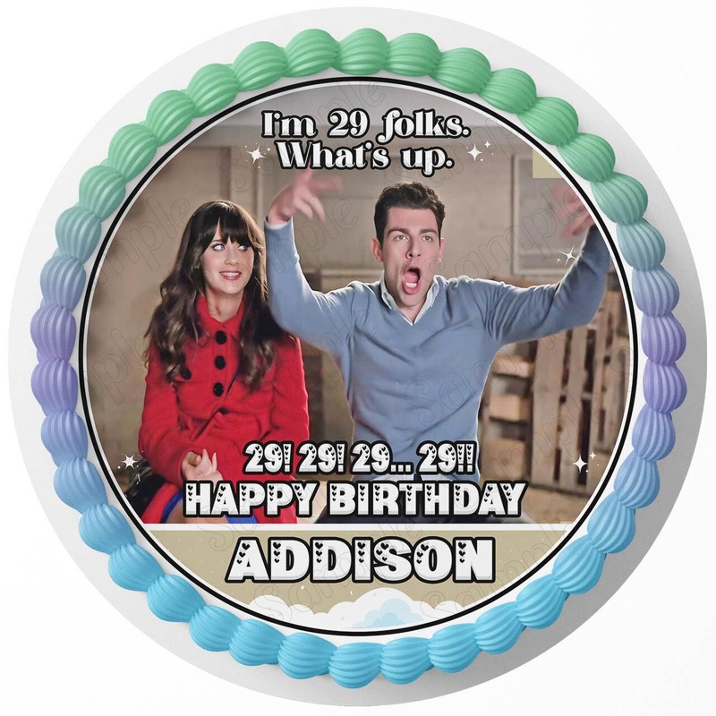 New Girl 29 Schmidt Edible Cake Topper Party Decoration Edible Image gallery
