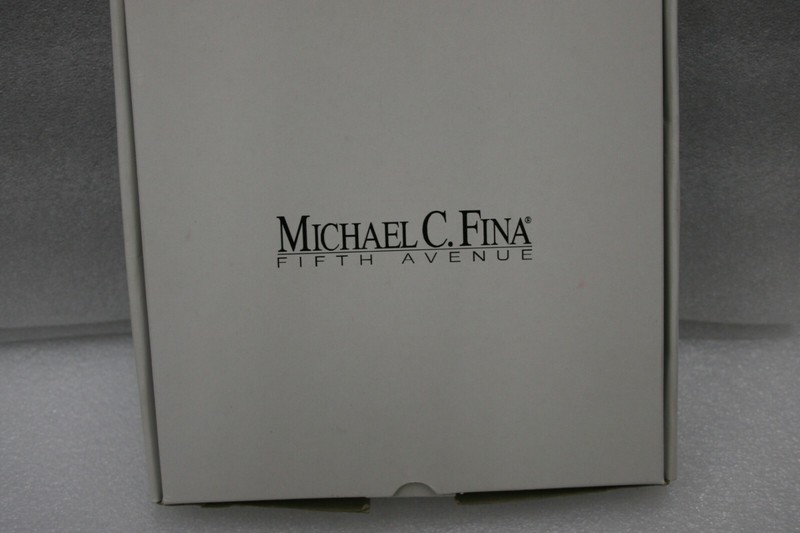 VTG Michael C. Fina Fifth Avenue Serving Tray 2 tier Crea Design Milano White gallery