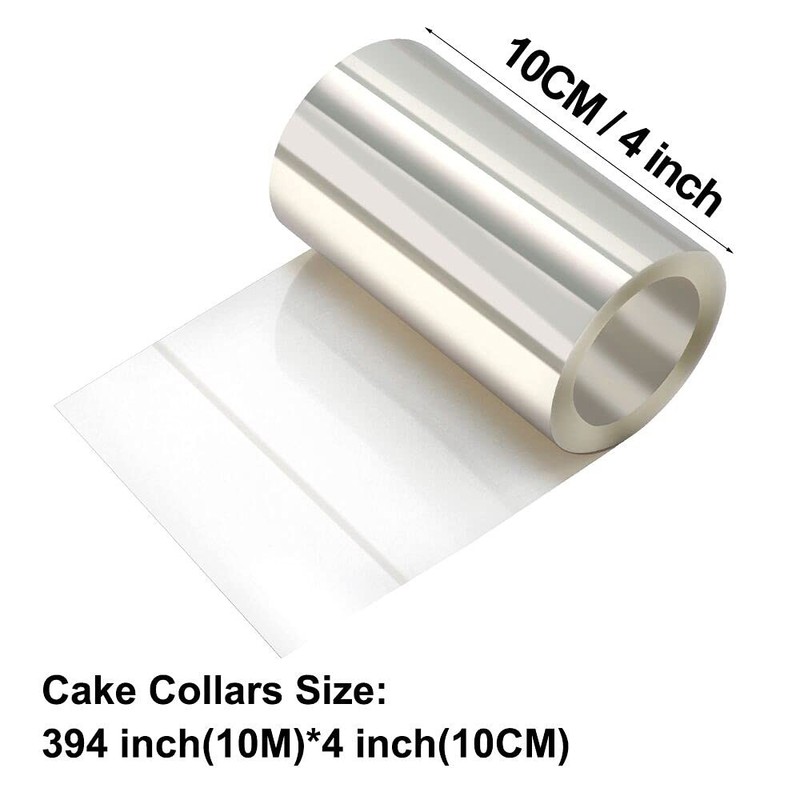 Cake Collars 4 x 394inch, Acetate Cake Rolls, Transparent Mousse Cake Rolls S... gallery