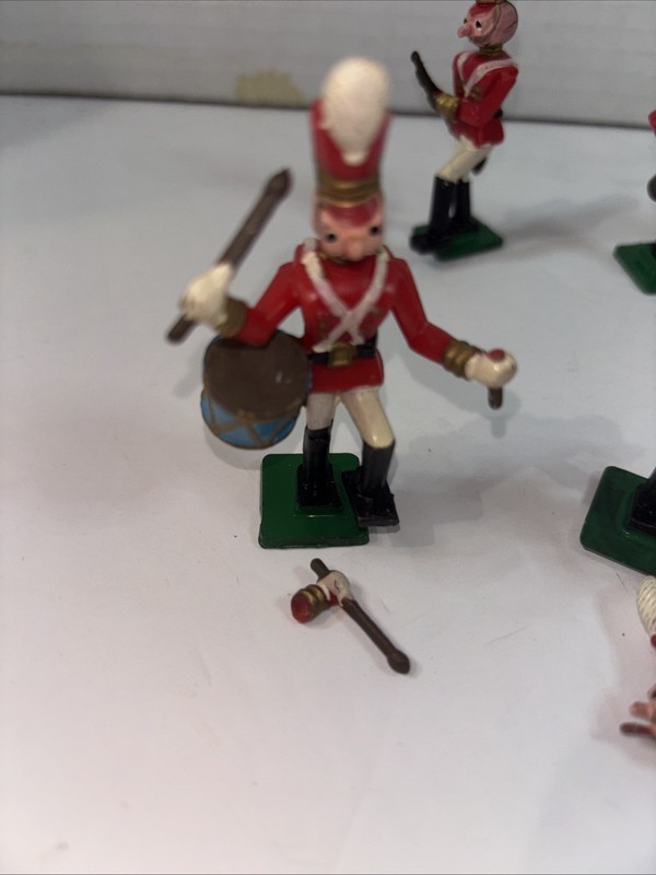 Vintage Wilton Marching Toy Soldier Band Cake Toppers Set 3 - 6 Hong Kong 709 gallery