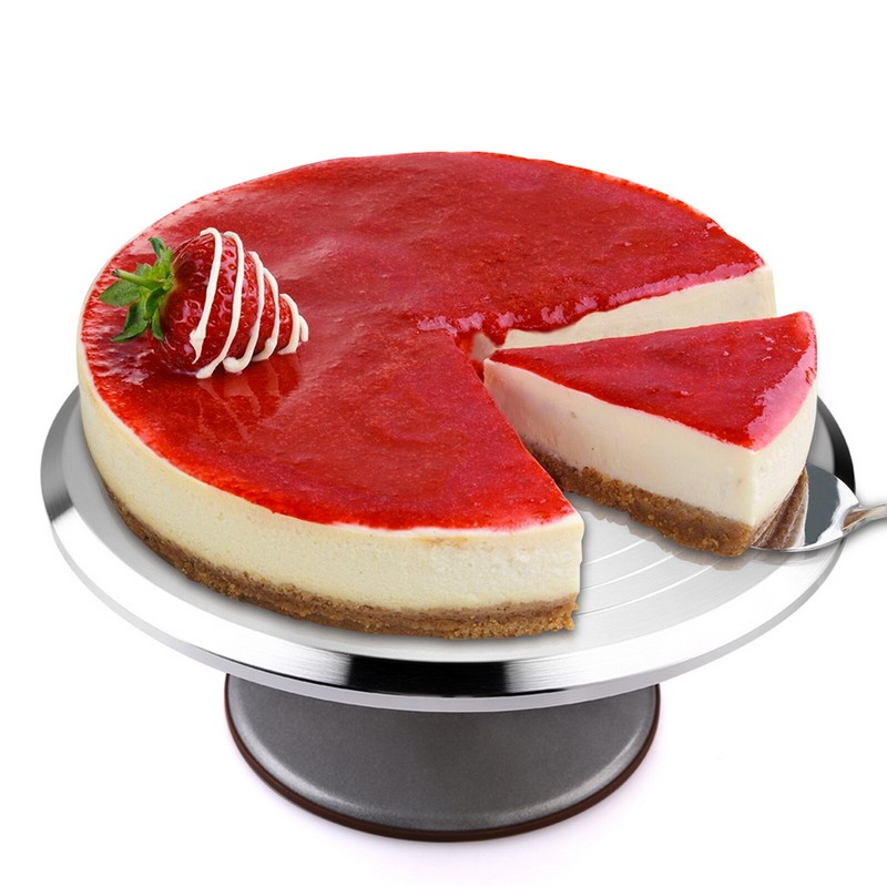 12" Rotating Revolving Cake Stand Turntable Pastry Cake Baking Decorating gallery