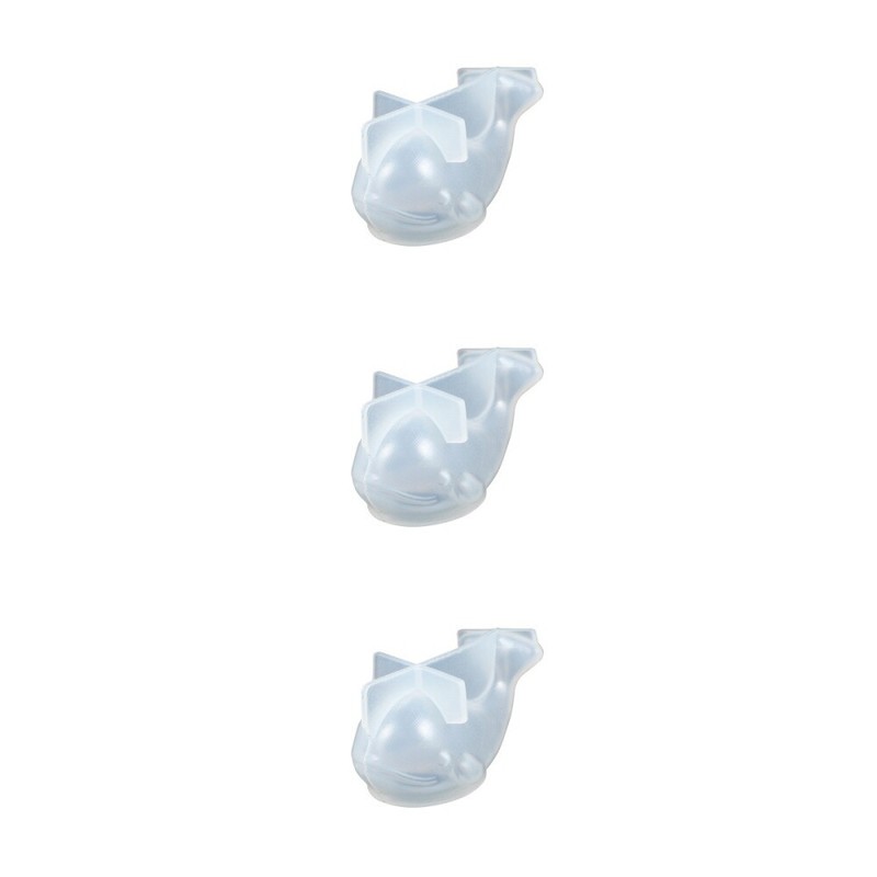 3 Pieces Crystal Epoxy Mold Whale Mould DIY Handicraft Whales Silicone Molds