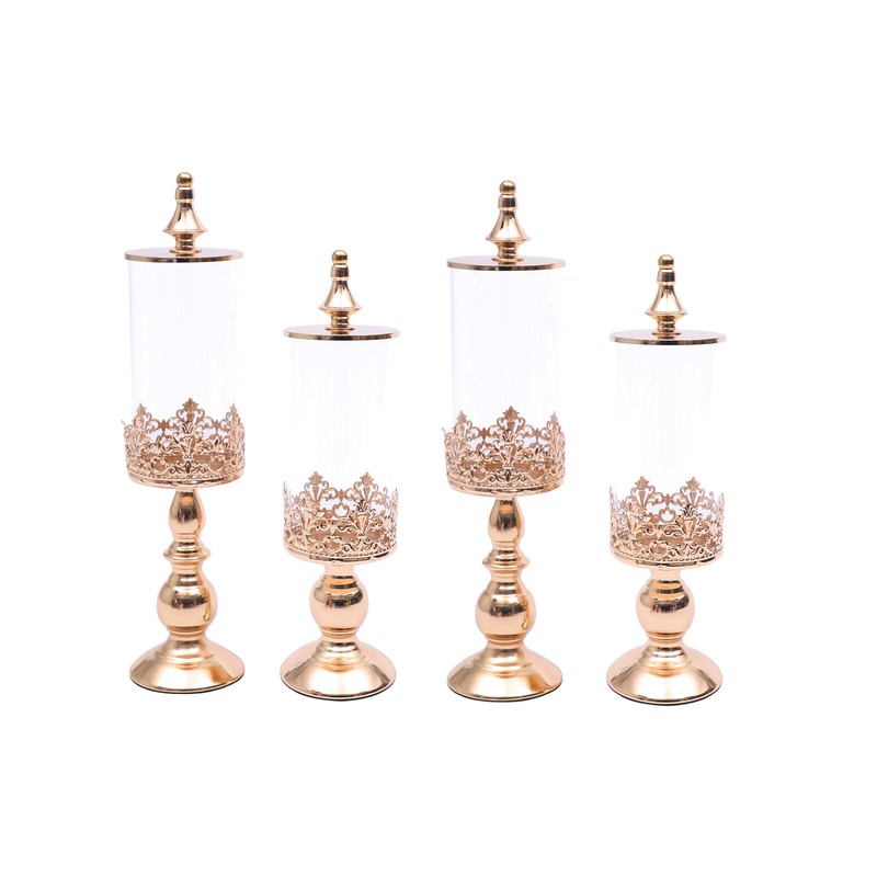Cake Stands, Sugar Bowls, 4 PCS Sugar Bowl Holder Set, Candy Canisters gallery
