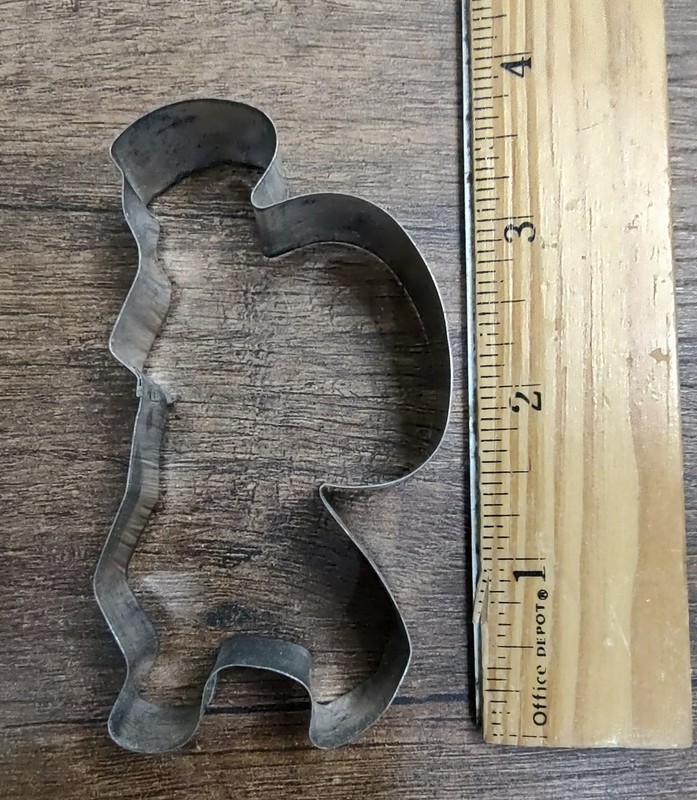 Metal Cookie Cutter Father Christmas Vtg A18 gallery