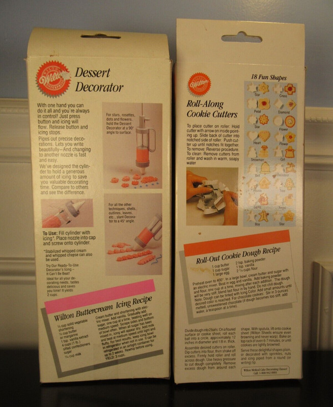 Wilton Dessert Decorator & Roll-Along Cookie Cutters In Box gallery