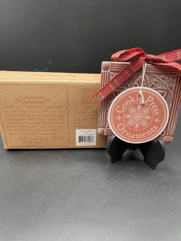 Demdaco Cookie Mold Press Clay Ornament By Terry Tigue Diane Turner gallery