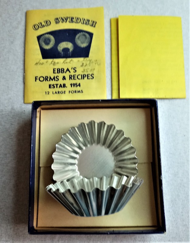 OLD SWEDISH EBBA’S FORMS & RECIPE BOOKLET – Excellent Vintage Condition 12 Large