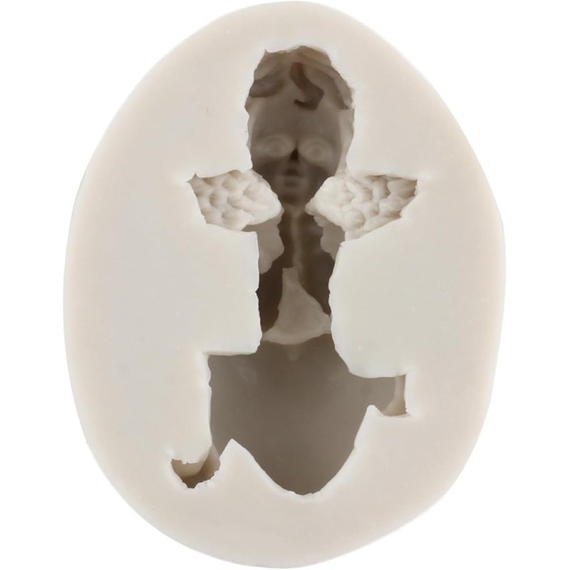 6pcs Angel Baby Fondant Molds Food Grade Silicone Candy Chocolate Cake Decor New gallery