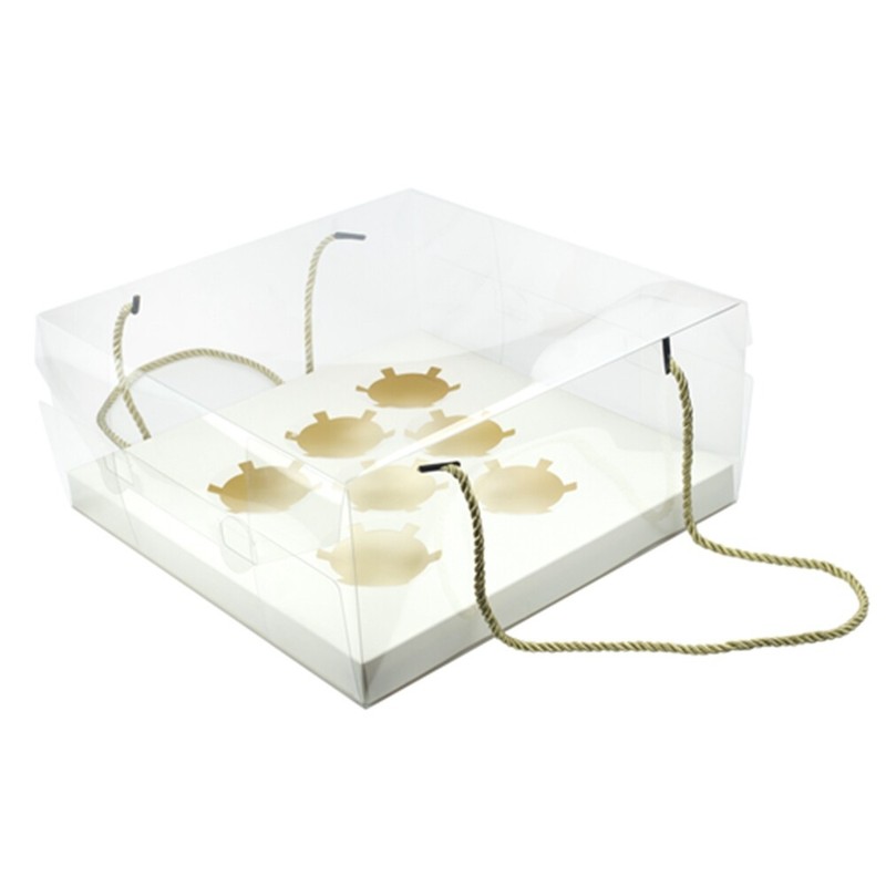 2pc Cake Boxes with 7pcs Random Toppers High Quality Handmade Cake66