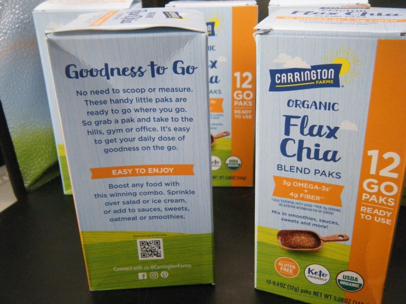 Carrington Farms Flax Milled Organic 5.08 oz (Box Of 6) Expires 06/13/2027 gallery