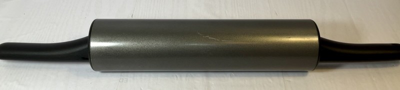 Kitchen Aid non-stick rolling pin 19" offset Black handles Sturdy and heavy READ gallery