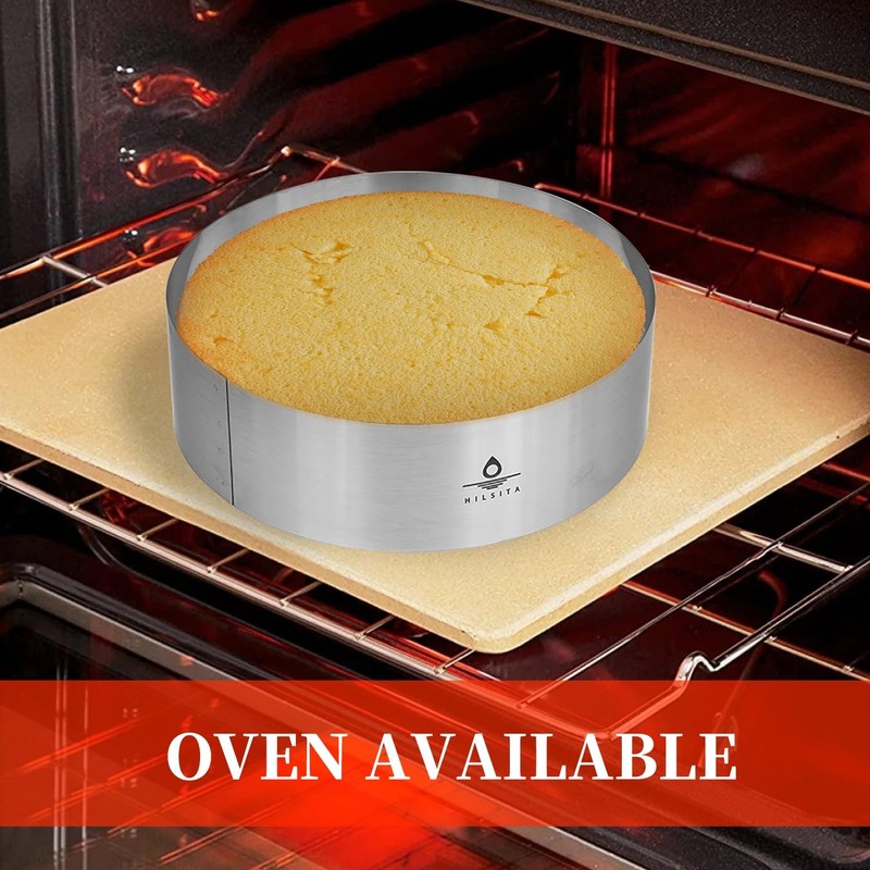 3Pcs Cake Molds for Baking, Stainless Steel Mousse Cake Rings, Mousse Ring Mo... gallery