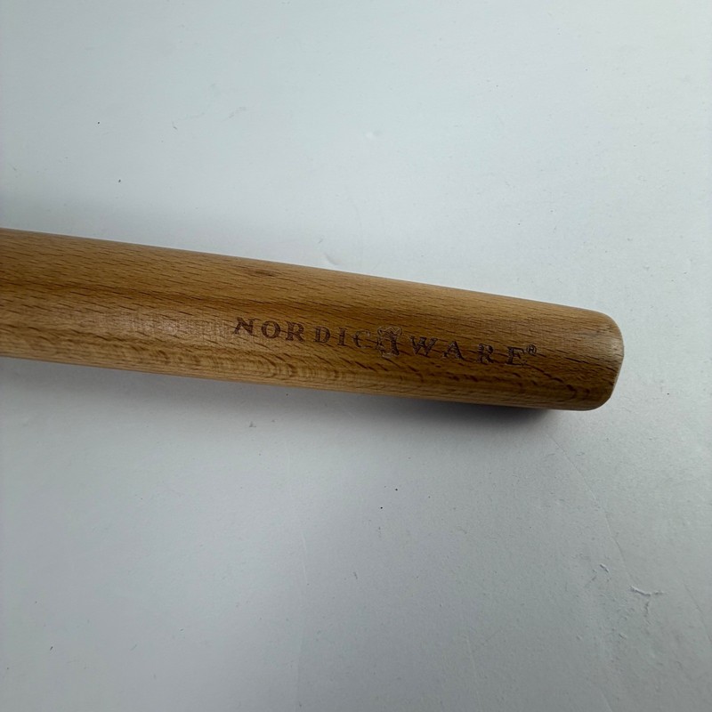 Nordic Ware French Rolling Pin Natural Beechwood 19 Inch Tapered Baker Tool gallery