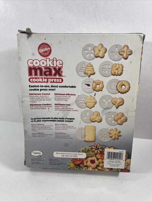 Wilton Cookie Max Cookie Press With 12 Disc gallery