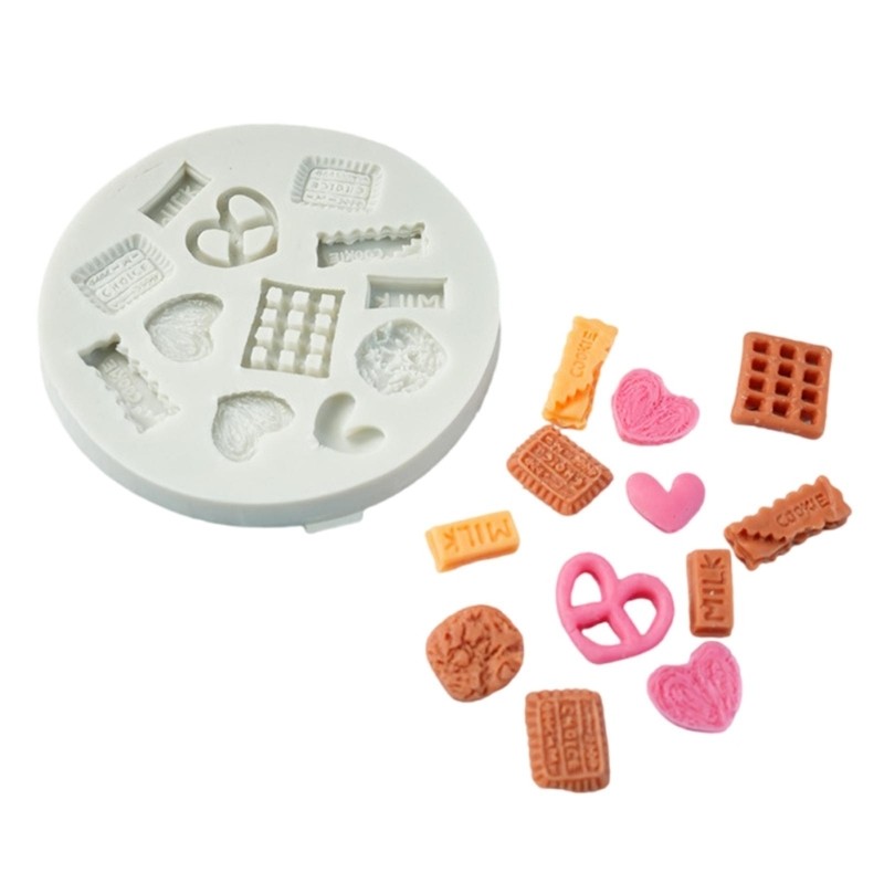 12 Cavities Silicone Cookie Molds for Cookie Biscuit Candy Silicone Fondant Mold gallery