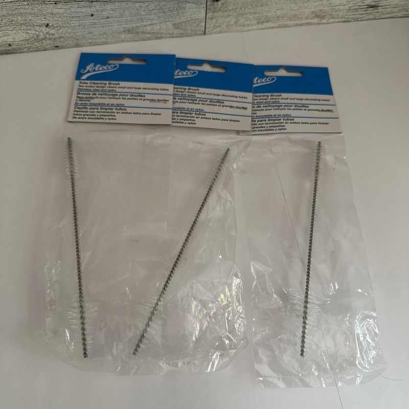 Ateco 1661 Two Sided Brush For Cleaning Large & Small Cake Decorating Tubes (3)