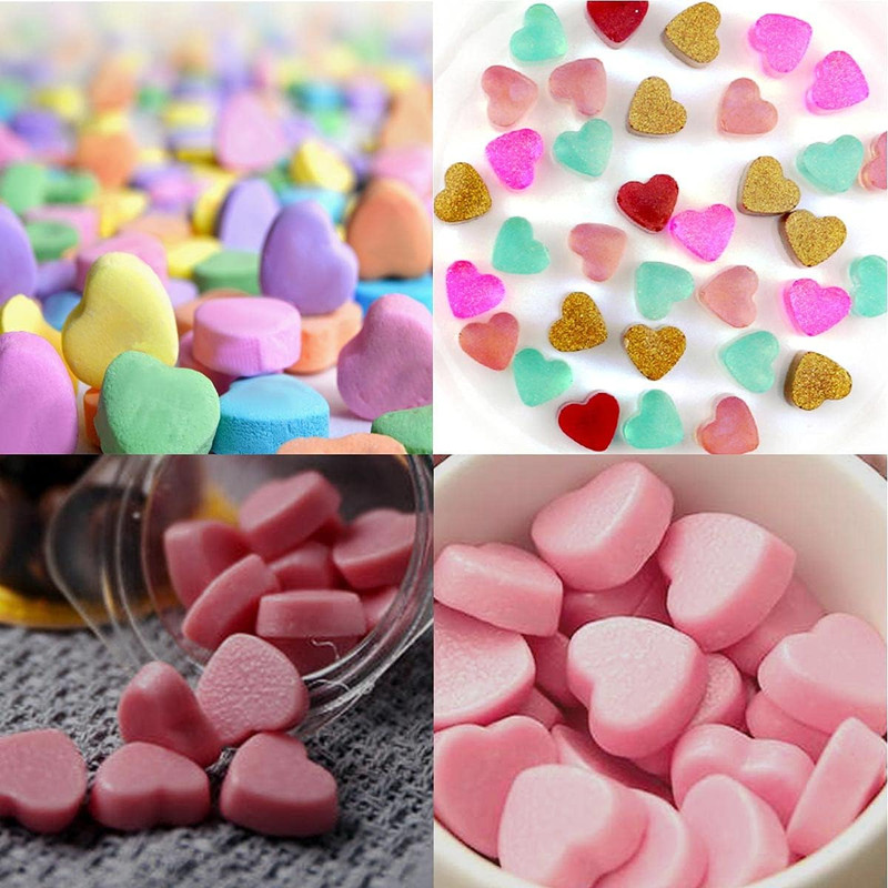 2 Pack Silicone Mini Hearts Molds with 2 Droppers Ice Cube Heart Mold Mini Heart gallery