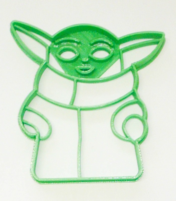 BABY YODA ADORABLE POD GREEN SPACE BABY STAR WARS COOKIE CUTTER USA PR3321