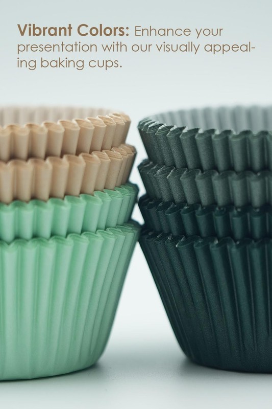 Cupcake Liners 200 Pcs Paper Muffin Cups Standard Cupcake Wrappers Calyx gallery