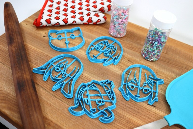 KonoSuba Side Characters Cookie Cutters - Anime Baking gallery