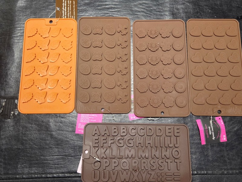 5 Silicone Sugarcraft Candy Molds