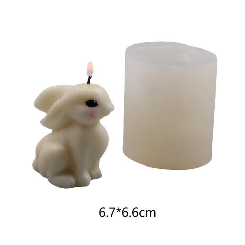 Easter Rabbit Resin Mold - Casting Silicone Molds for dm-rabbit-sit gallery