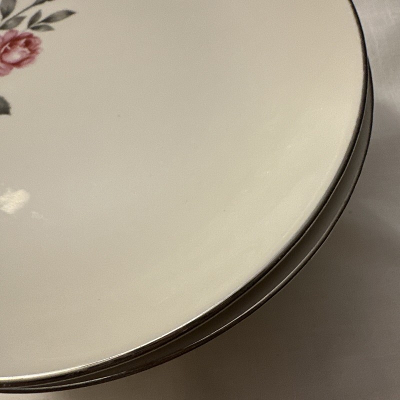 6” Shabby Cake Plate, Tea party Set Of 8 gallery