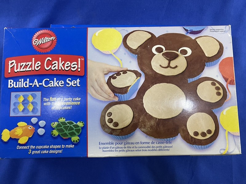 Animal Puzzle Cake Silicone Build-A-Cake Set from Wilton 9452 – NEW